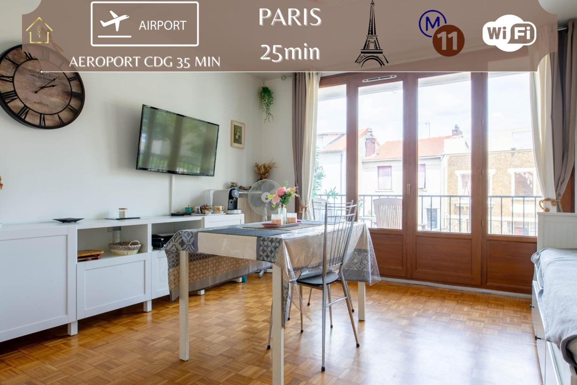 Appart Hotel - Le Nid - 25Min Paris ロマンヴィル エクステリア 写真